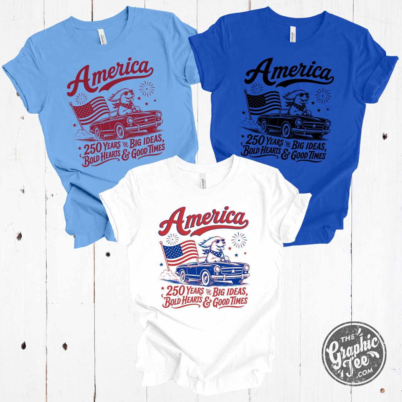 *Custom* America 250 Years of Big Ideas, Bold Ideas and Good Times