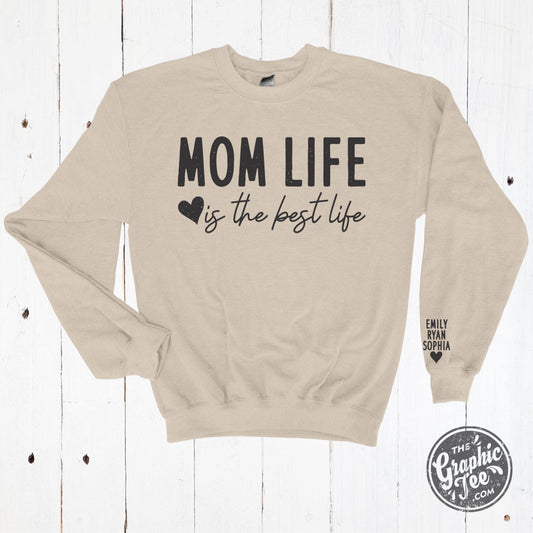 *Custom* Mom/Nana/Auntie etc. Life Crewneck Sweatshirt - The Graphic Tee