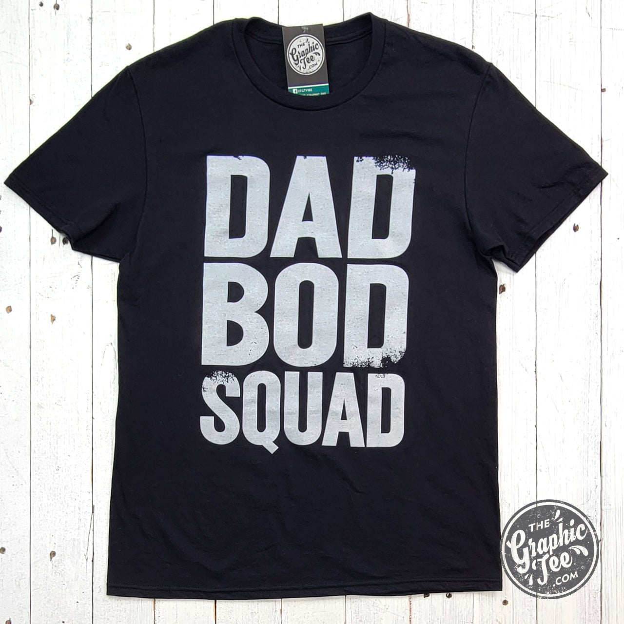 Dad Bod Squad Black Ink Short Sleeve Tee - The Graphic Tee