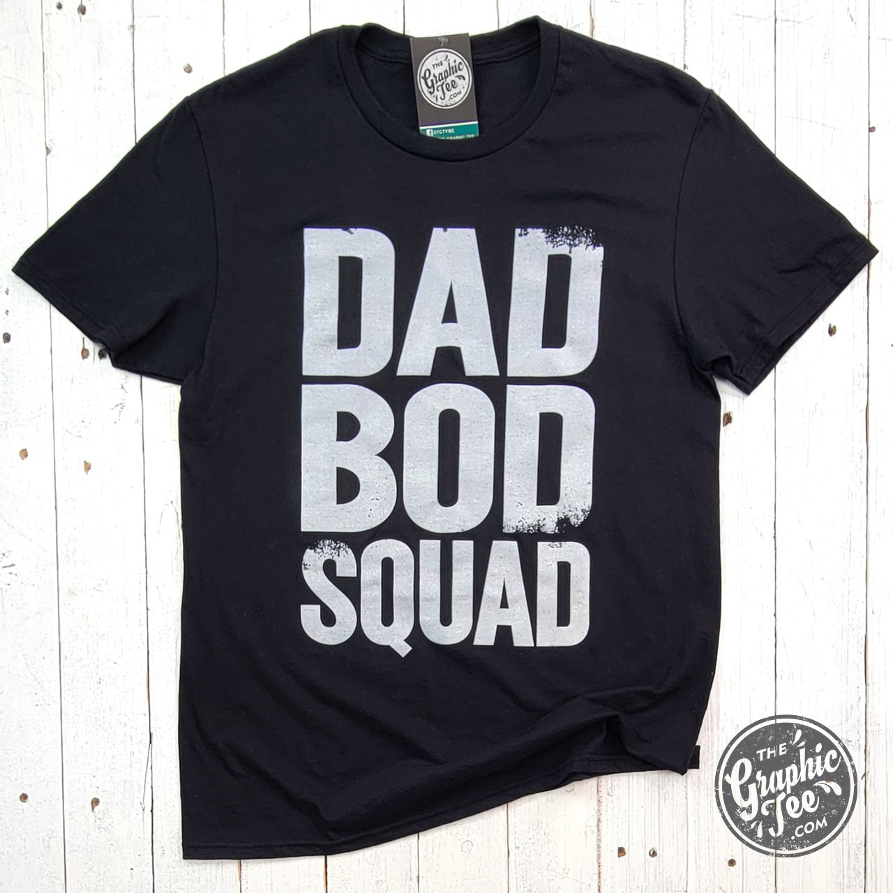 Dad Bod Squad Black Ink Short Sleeve Tee - The Graphic Tee