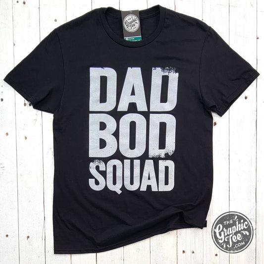 Dad Bod Squad Black Ink Short Sleeve Tee - The Graphic Tee
