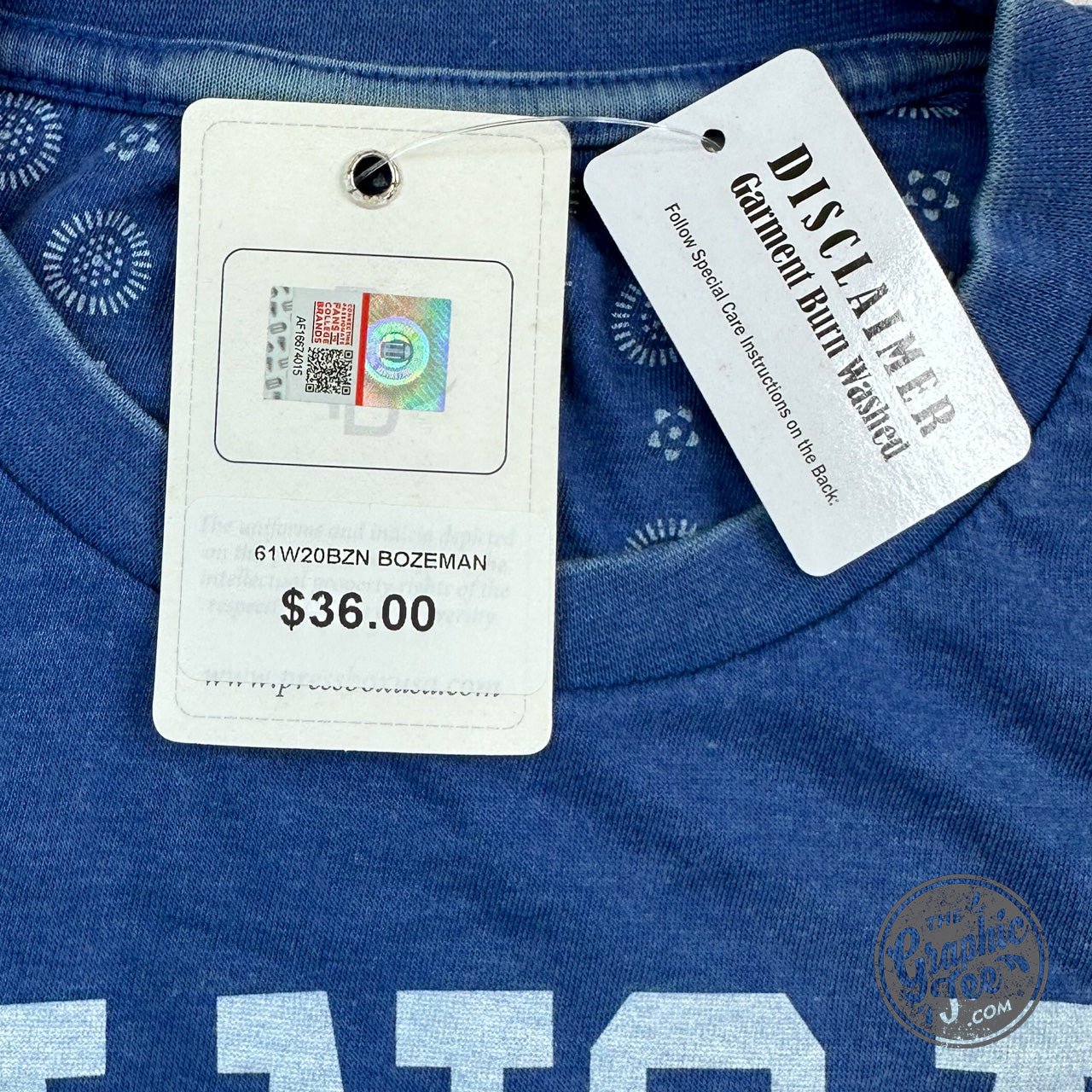 Erin Kansas University Short Sleeve Crew Neck Vintage Boyfriend Top - The Graphic Tee