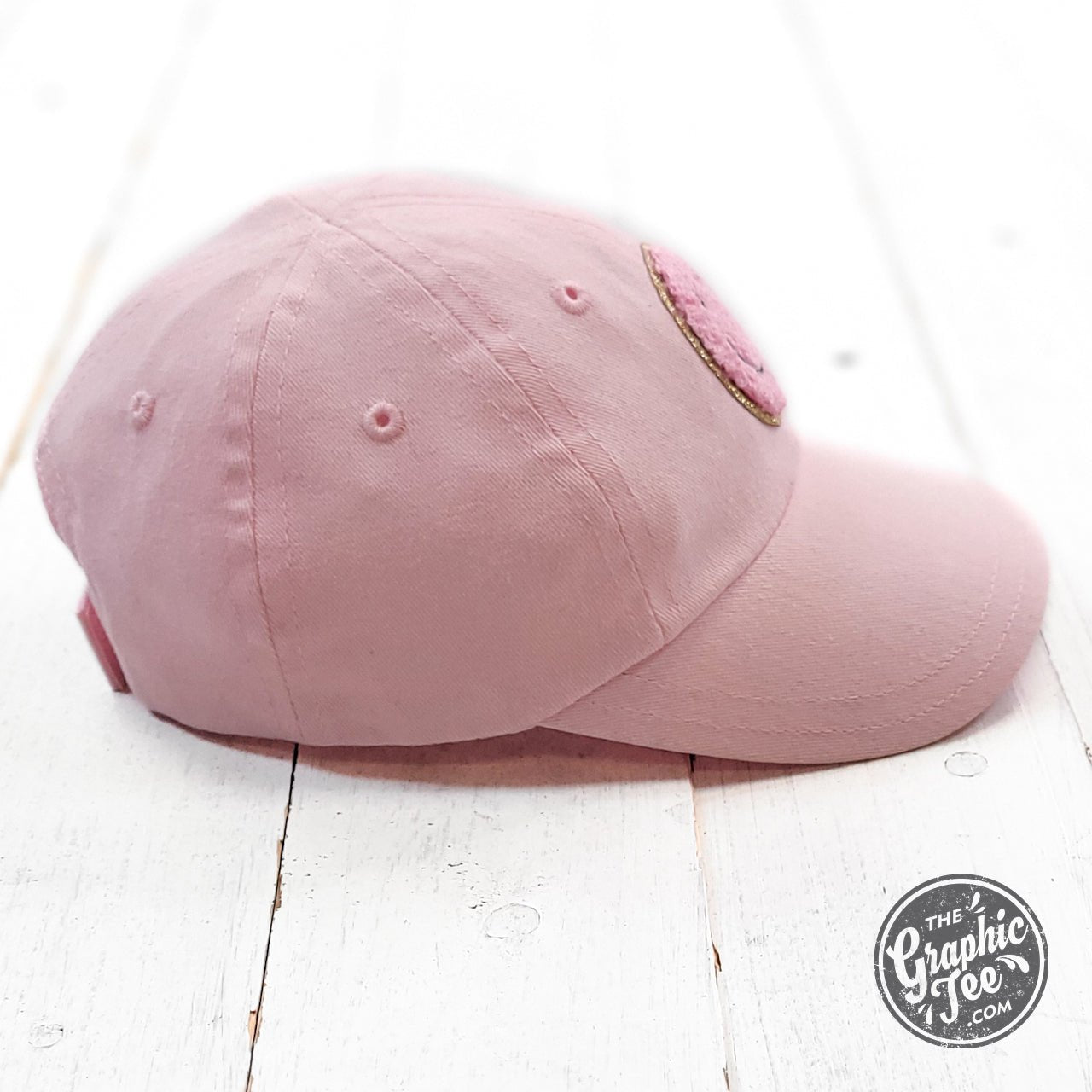 INFANT Pink Smiley Face Cap - The Graphic Tee