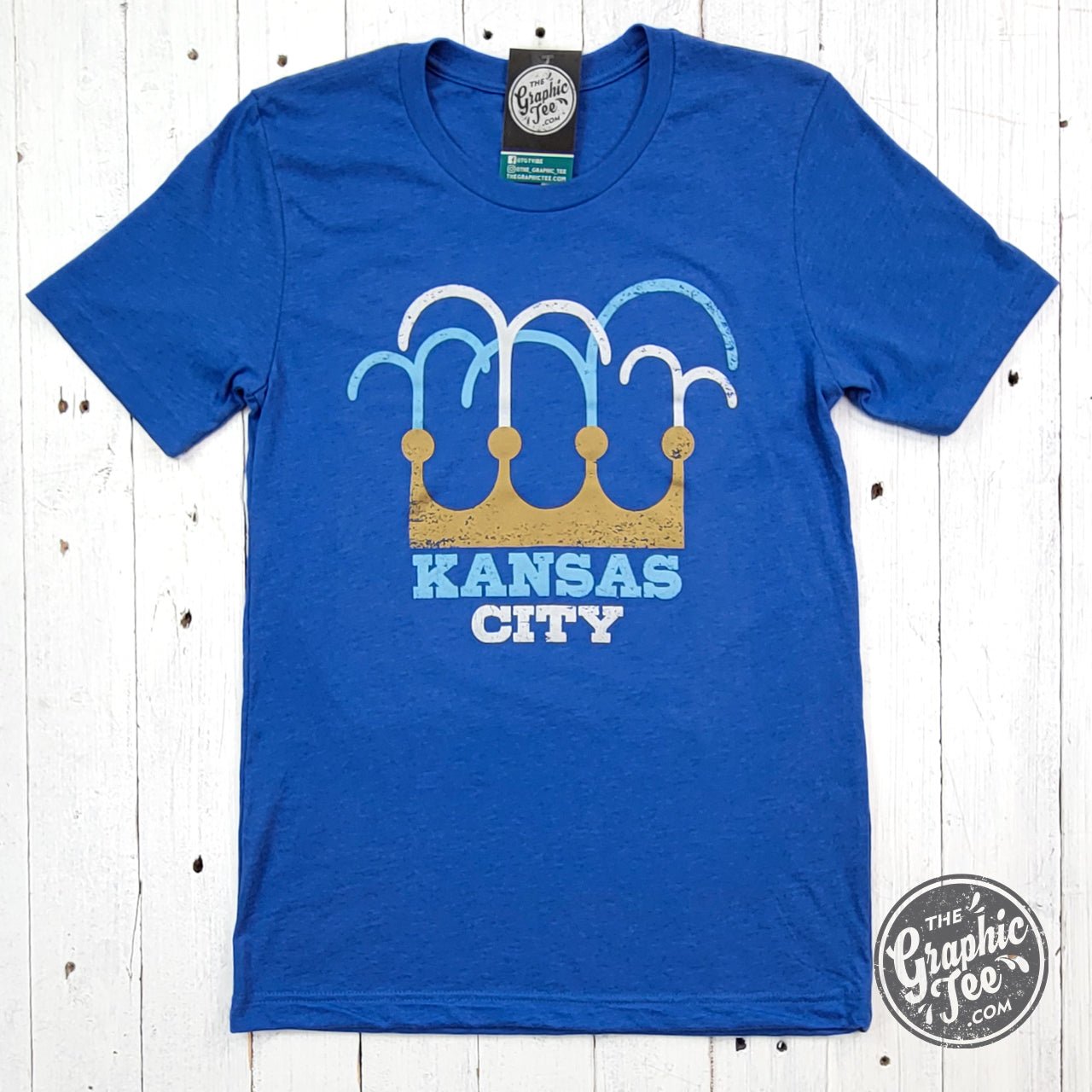 Kansas City Fountain Crown Short Sleeve Tee - The Graphic Tee