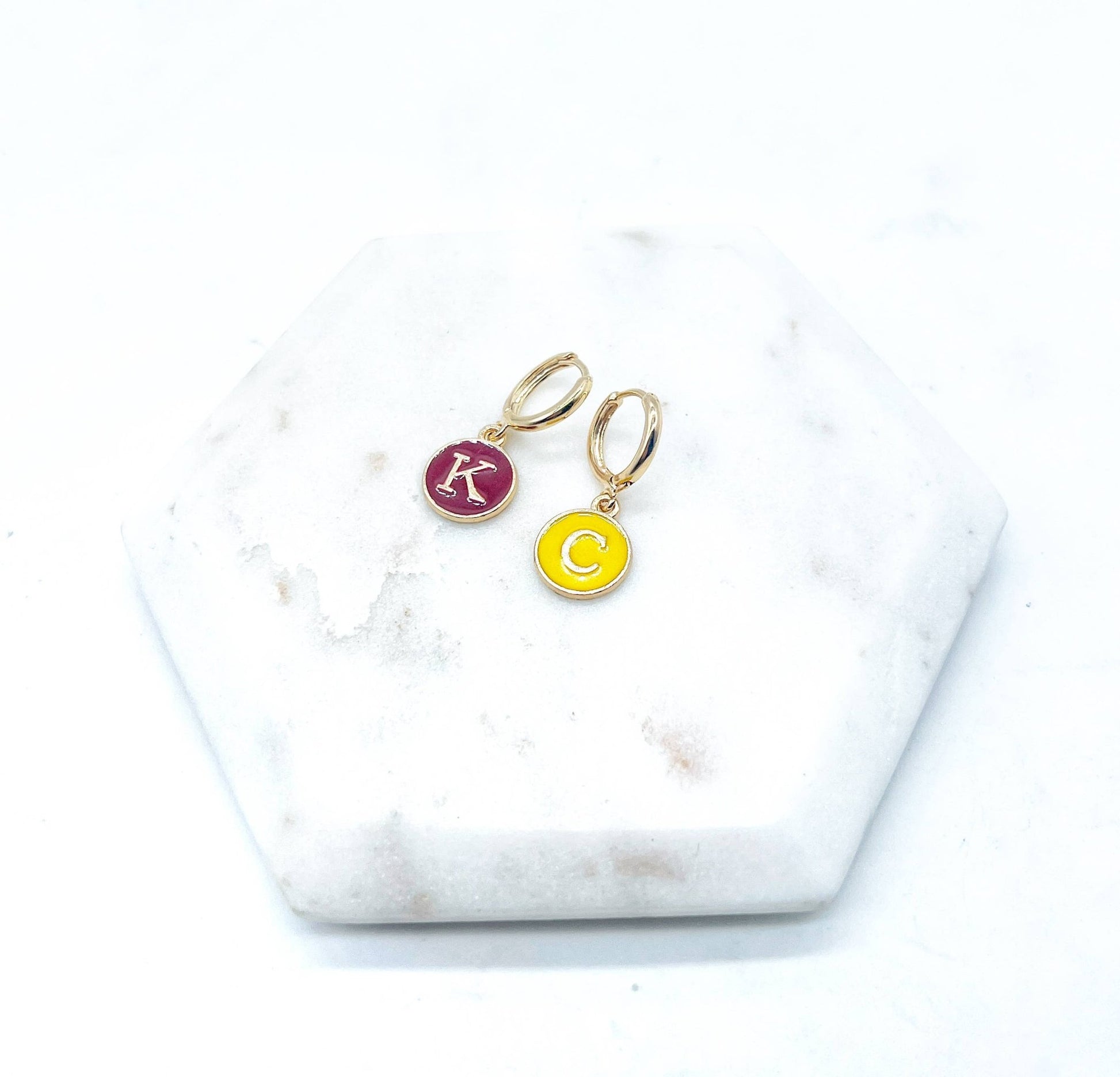 KC Red Yellow Game Day Huggie Hoops Kansas City - The Graphic Tee