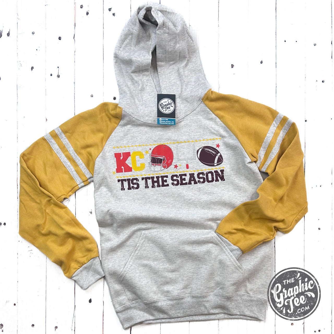 KC Tis the Season Varsity Hoodie - The Graphic Tee