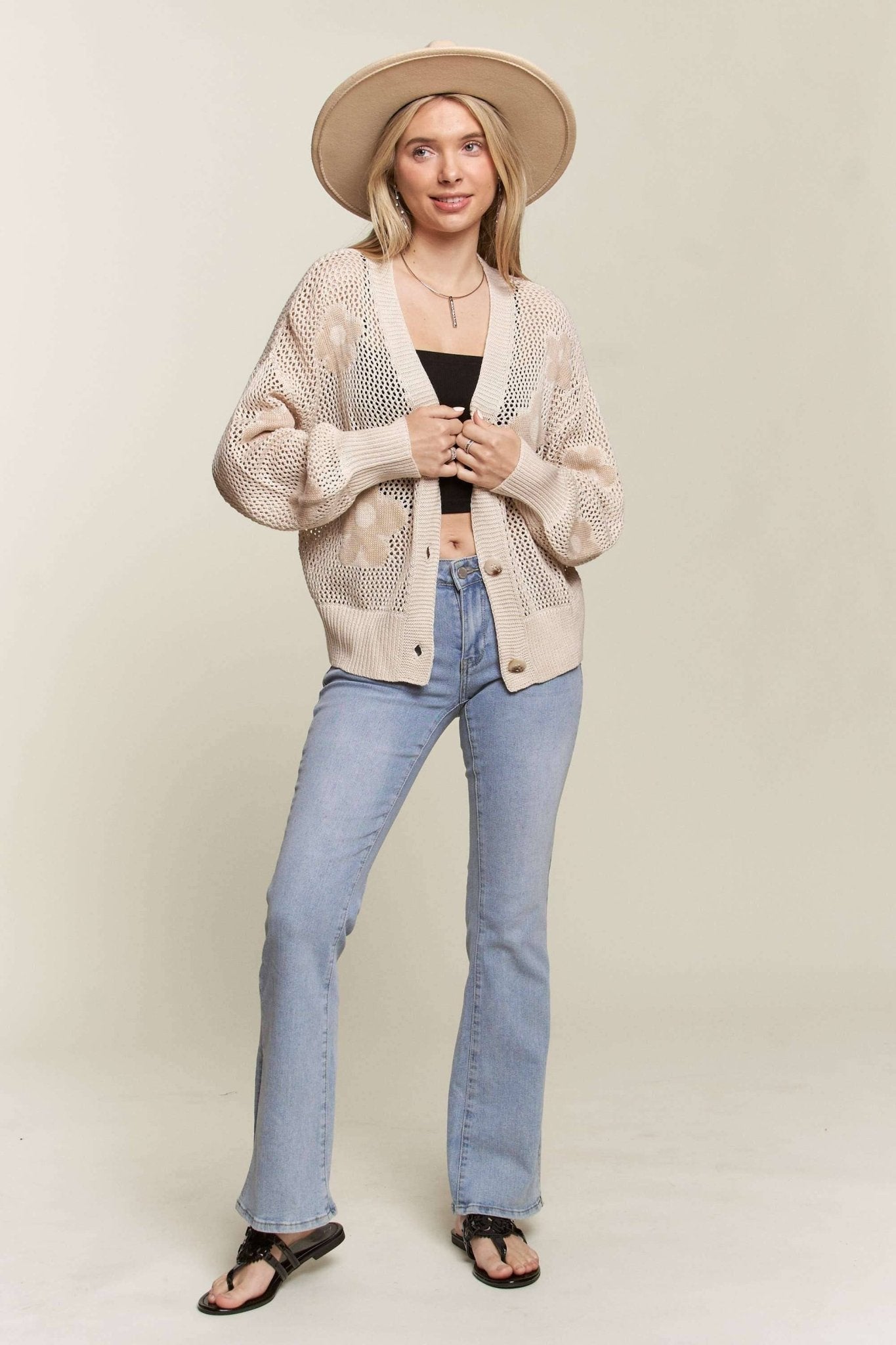 Madelyn Lightweight Floral Cardigan - The Graphic Tee