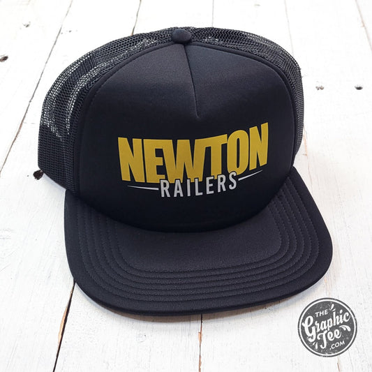 Newton Railers Pointed Line Foam Trucker Cap - The Graphic Tee
