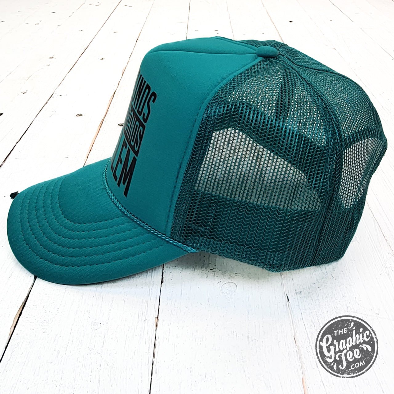 That Sounds Like My Husbands Problem Jade Foam Trucker Cap - The Graphic Tee