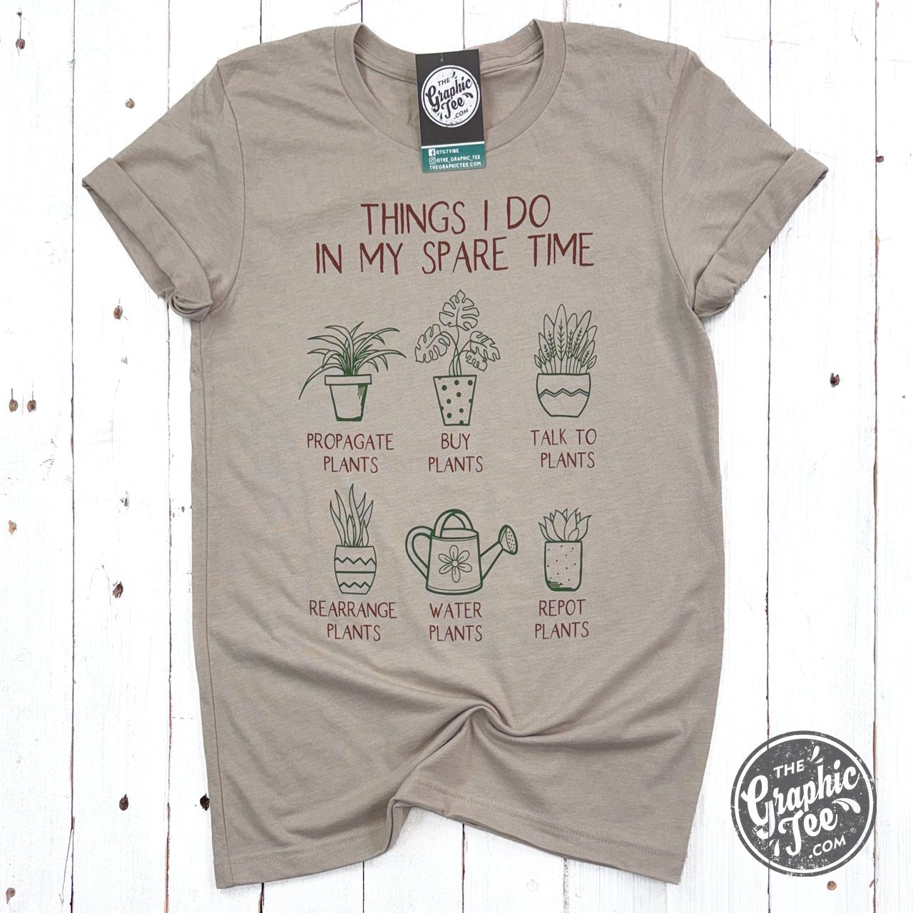Things I Do In My Spare Time Short Sleeve Tee - The Graphic Tee