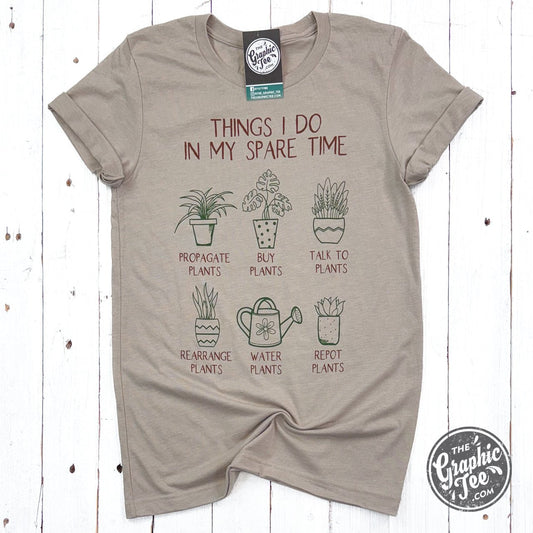 Things I Do In My Spare Time Short Sleeve Tee - The Graphic Tee