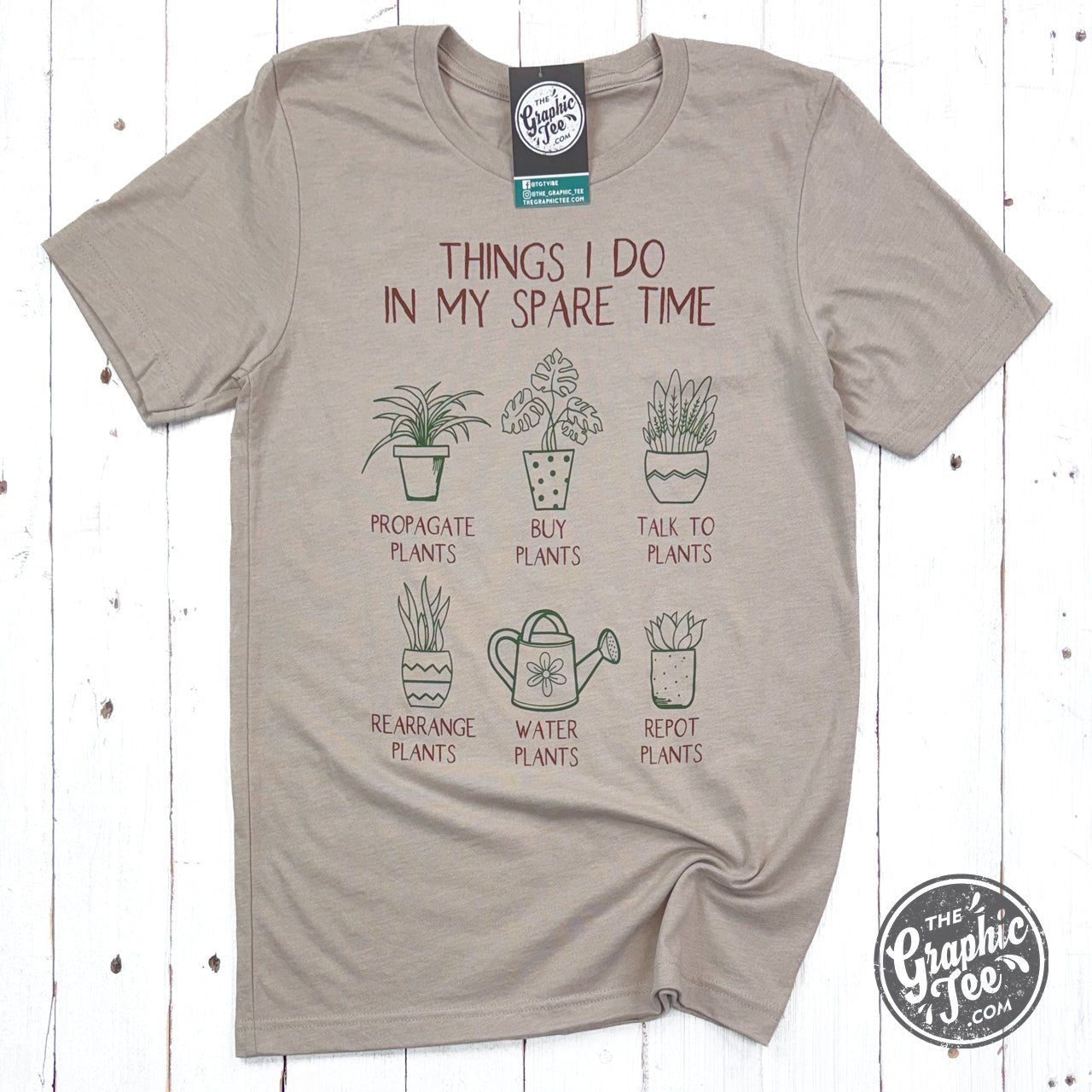 Things I Do In My Spare Time Short Sleeve Tee - The Graphic Tee