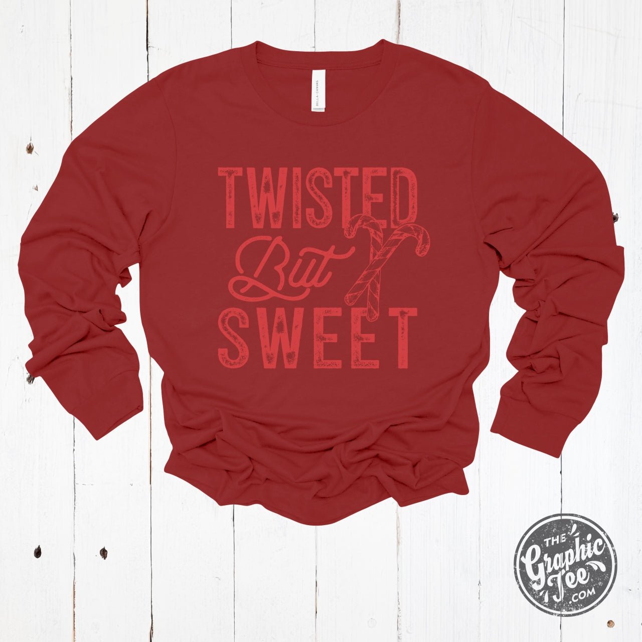Twisted But Sweet Long Sleeve Tee - The Graphic Tee