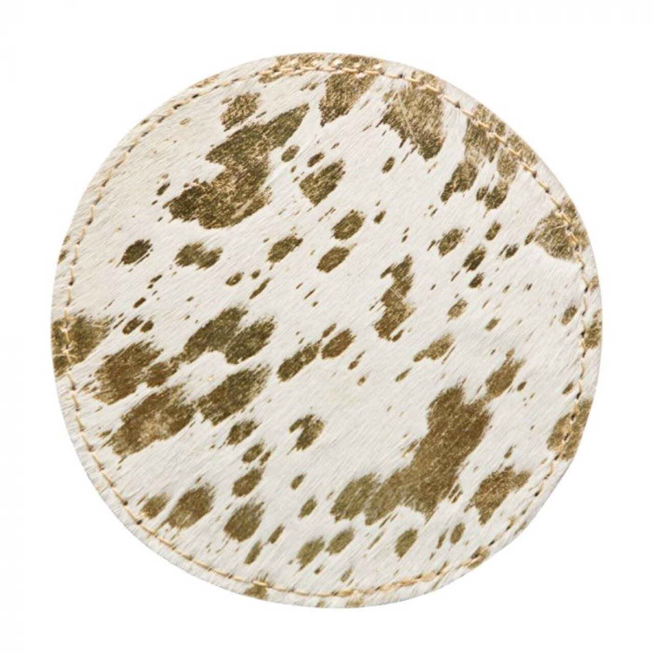2337 Myra Gold and White Coasters - The Graphic Tee