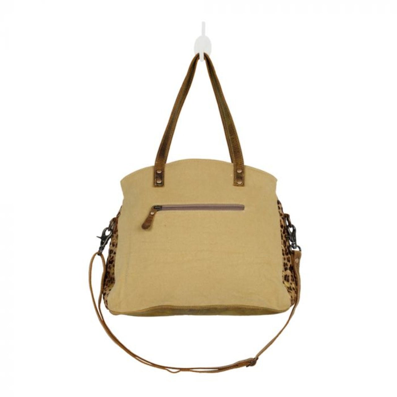 2564 Myra Wild In Woods Canvas & Hairon Bag - The Graphic Tee