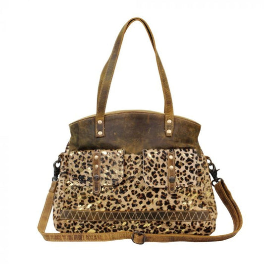 2564 Myra Wild In Woods Canvas & Hairon Bag - The Graphic Tee