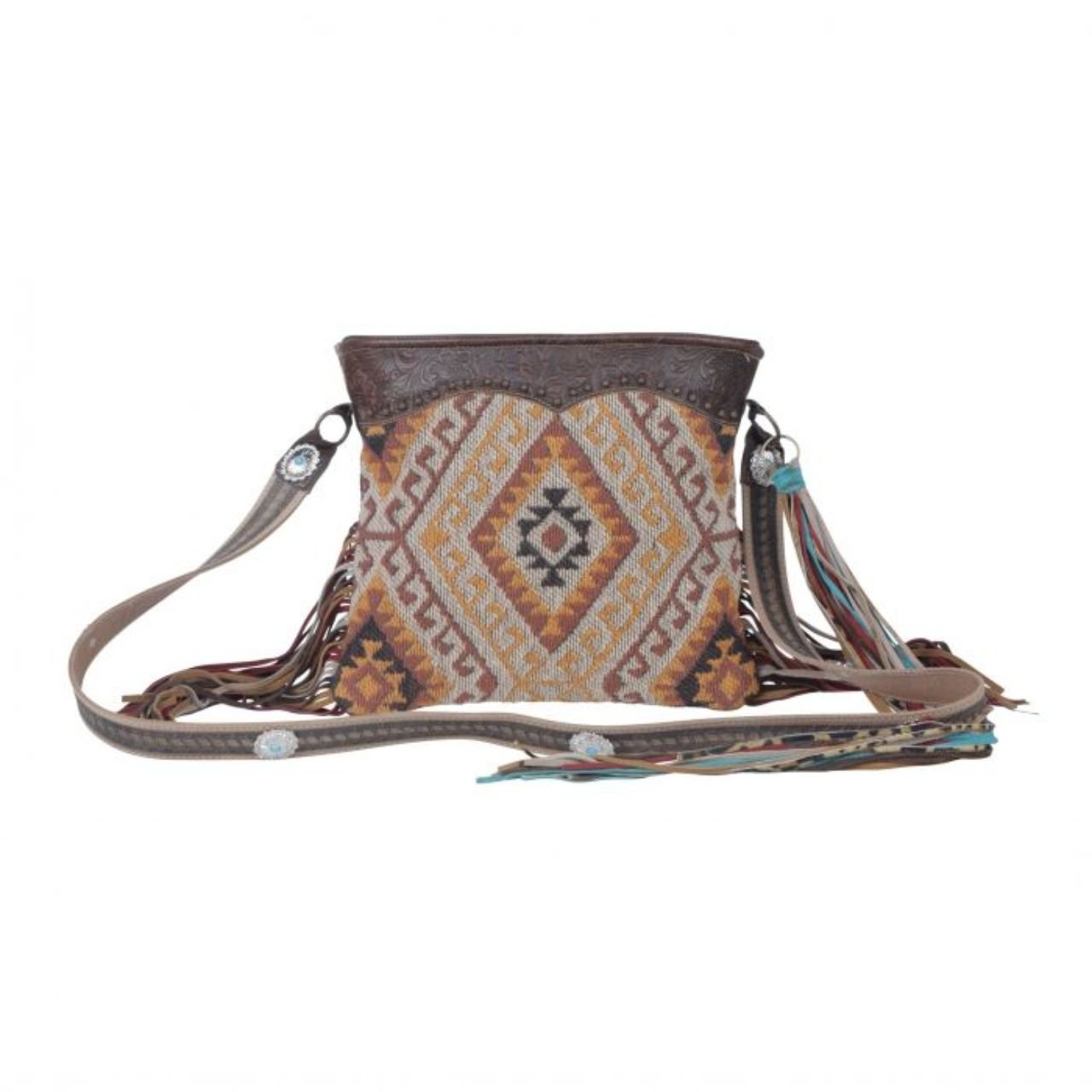3961 Myra Psychedelic Tones Shoulder Bag - The Graphic Tee