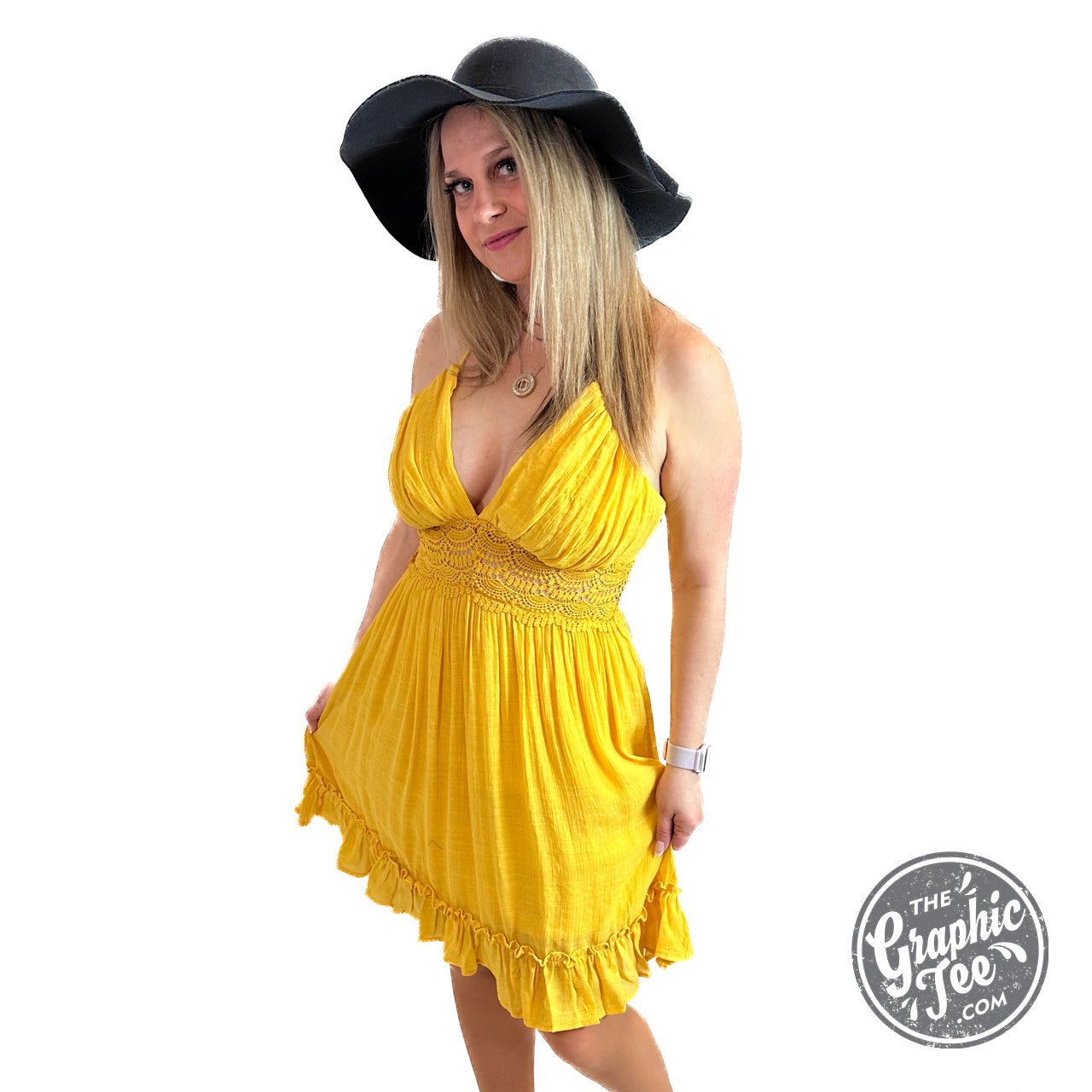 Dayna Mustard Chic Dress