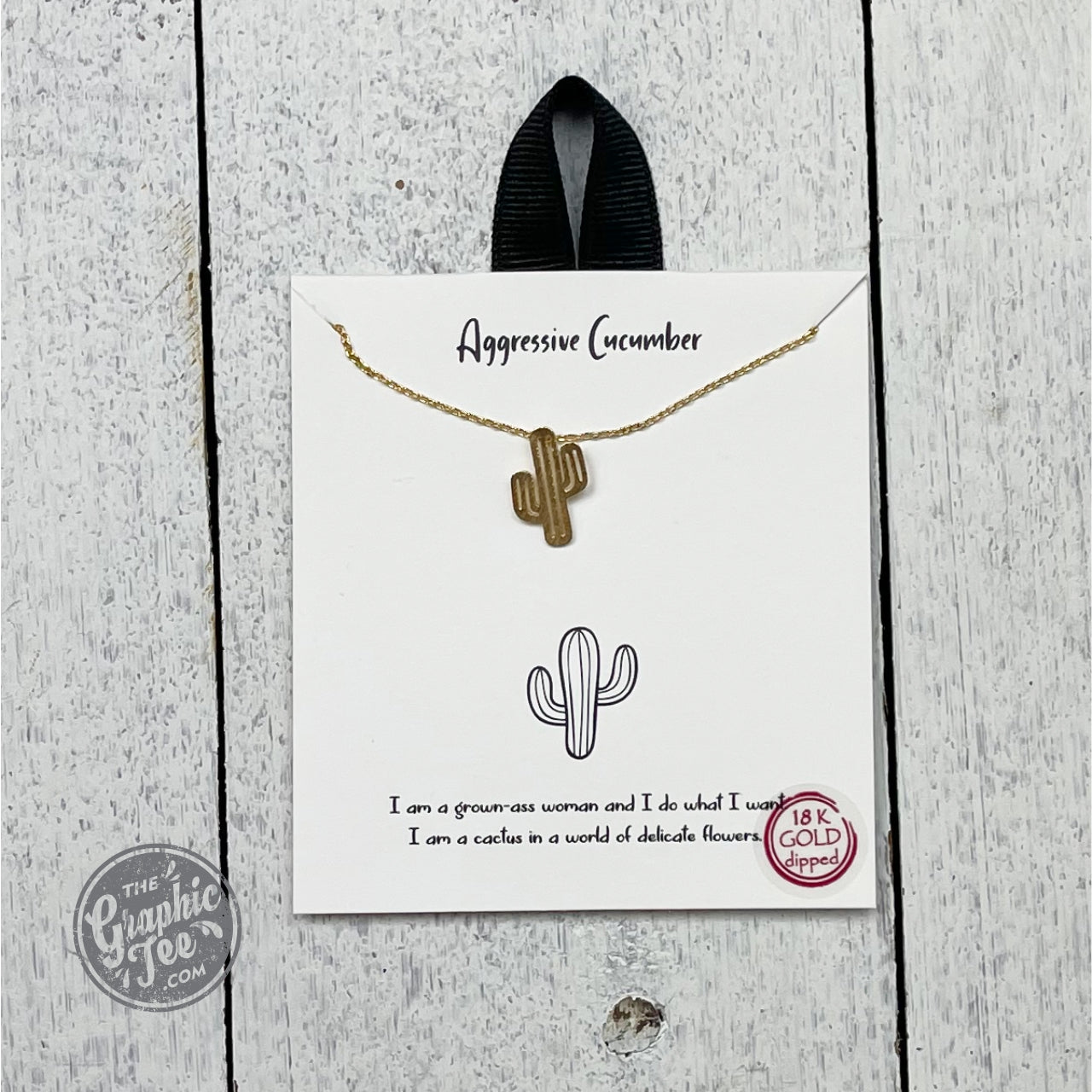 Aggressive Cucumber Necklace - The Graphic Tee