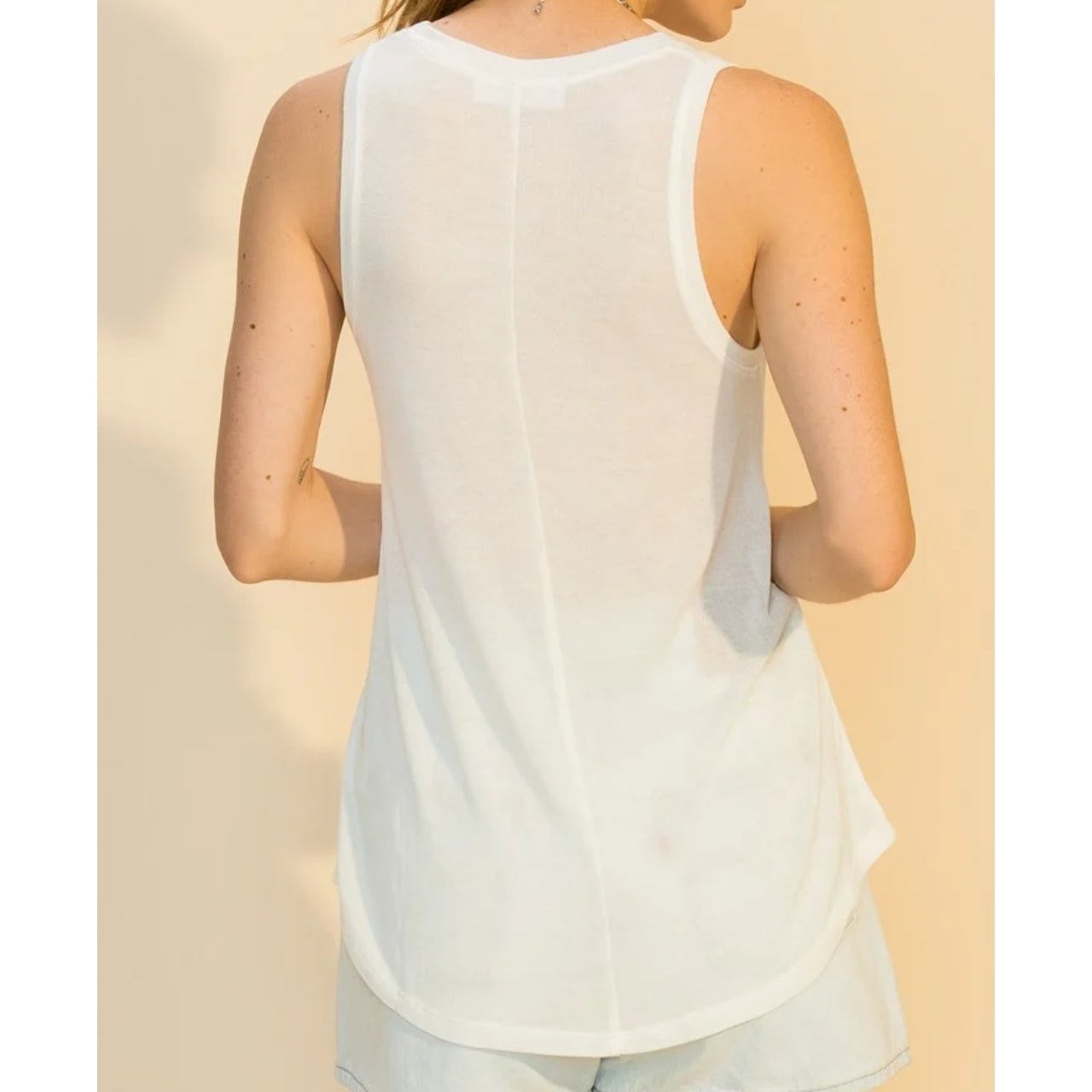 Basic Lightweight Knit Tank - The Graphic Tee