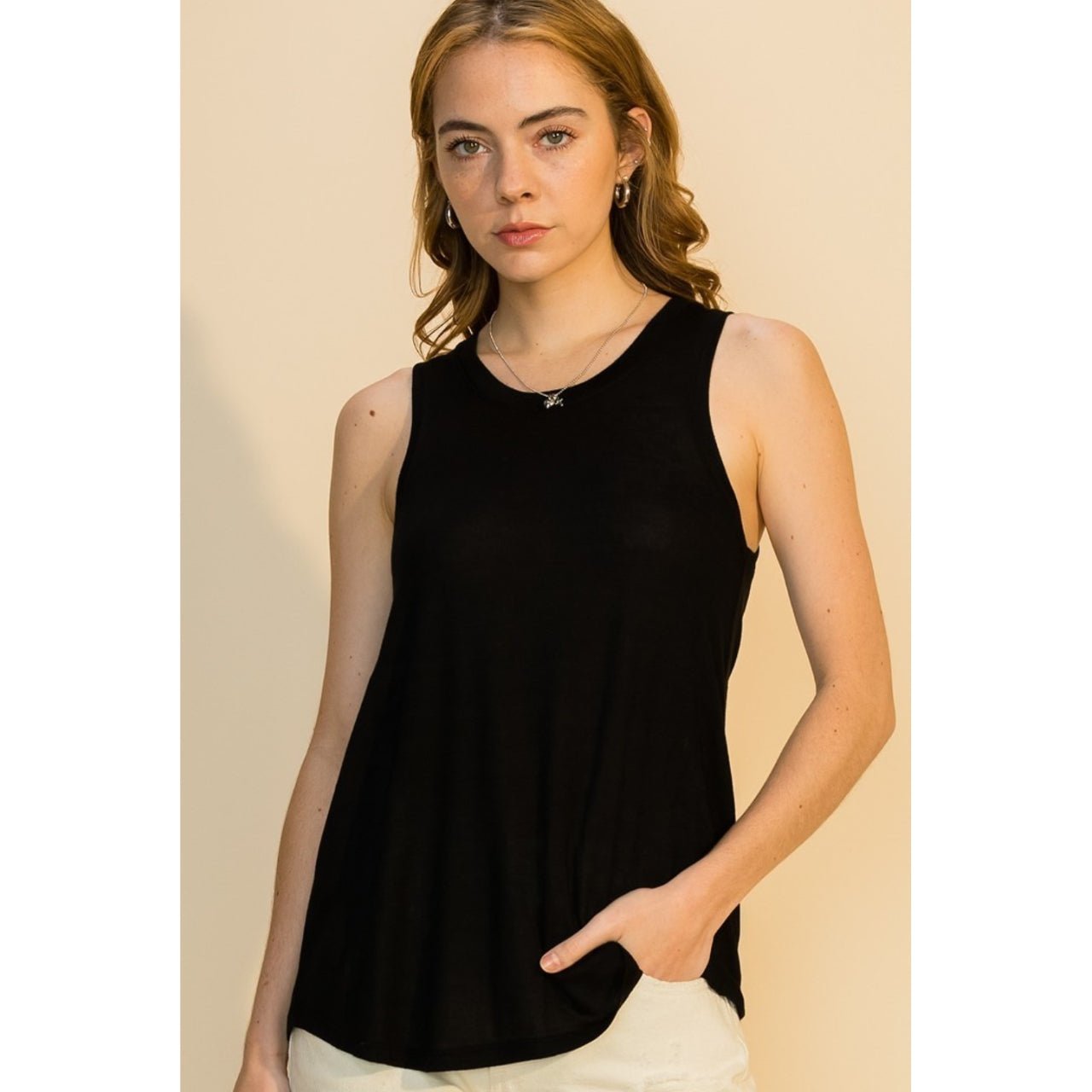 Basic Lightweight Knit Tank - The Graphic Tee