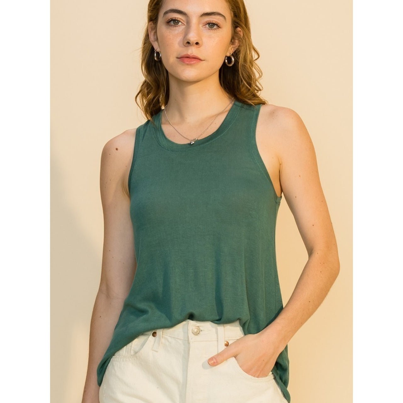Basic Lightweight Knit Tank - The Graphic Tee