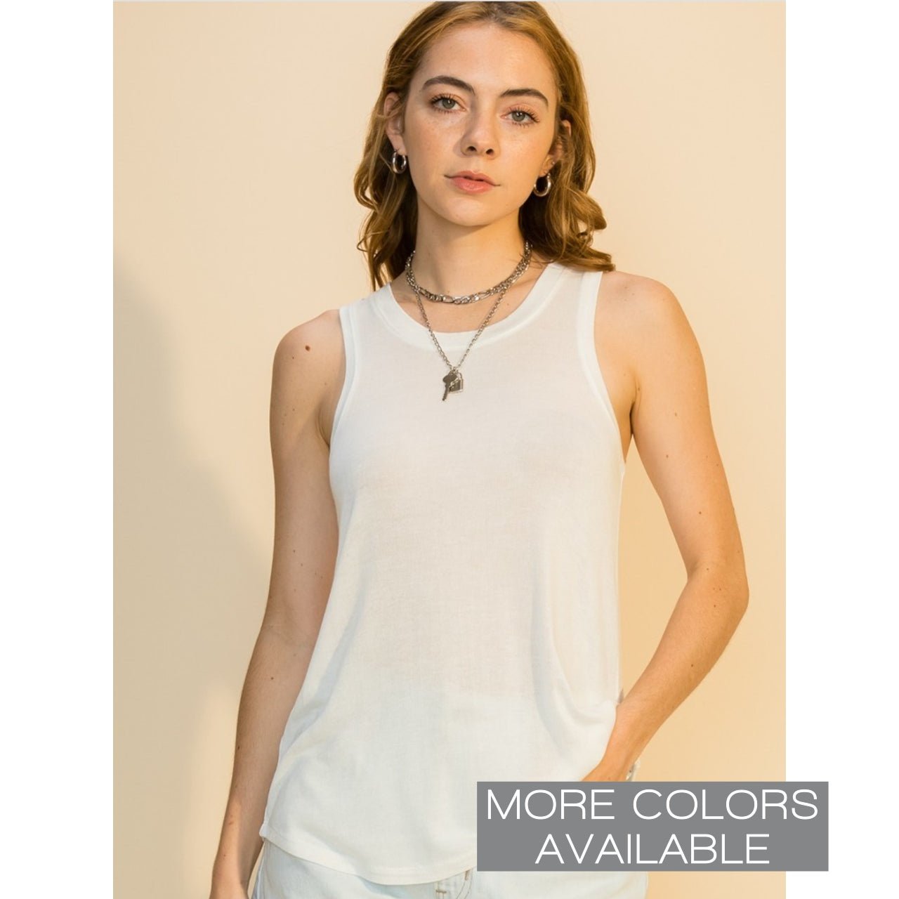 Basic Lightweight Knit Tank - The Graphic Tee