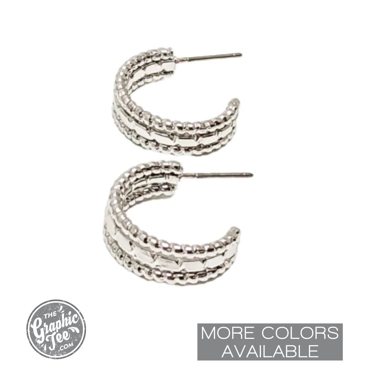 Bre Classy Hoop Earrings - The Graphic Tee