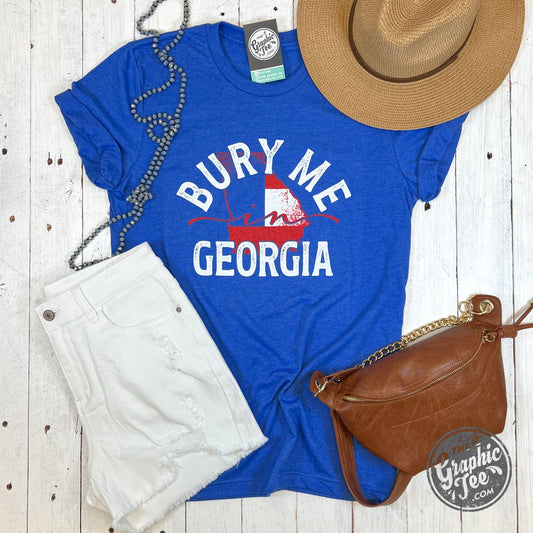 Bury Me In Georgia Short Sleeve Tee - The Graphic Tee