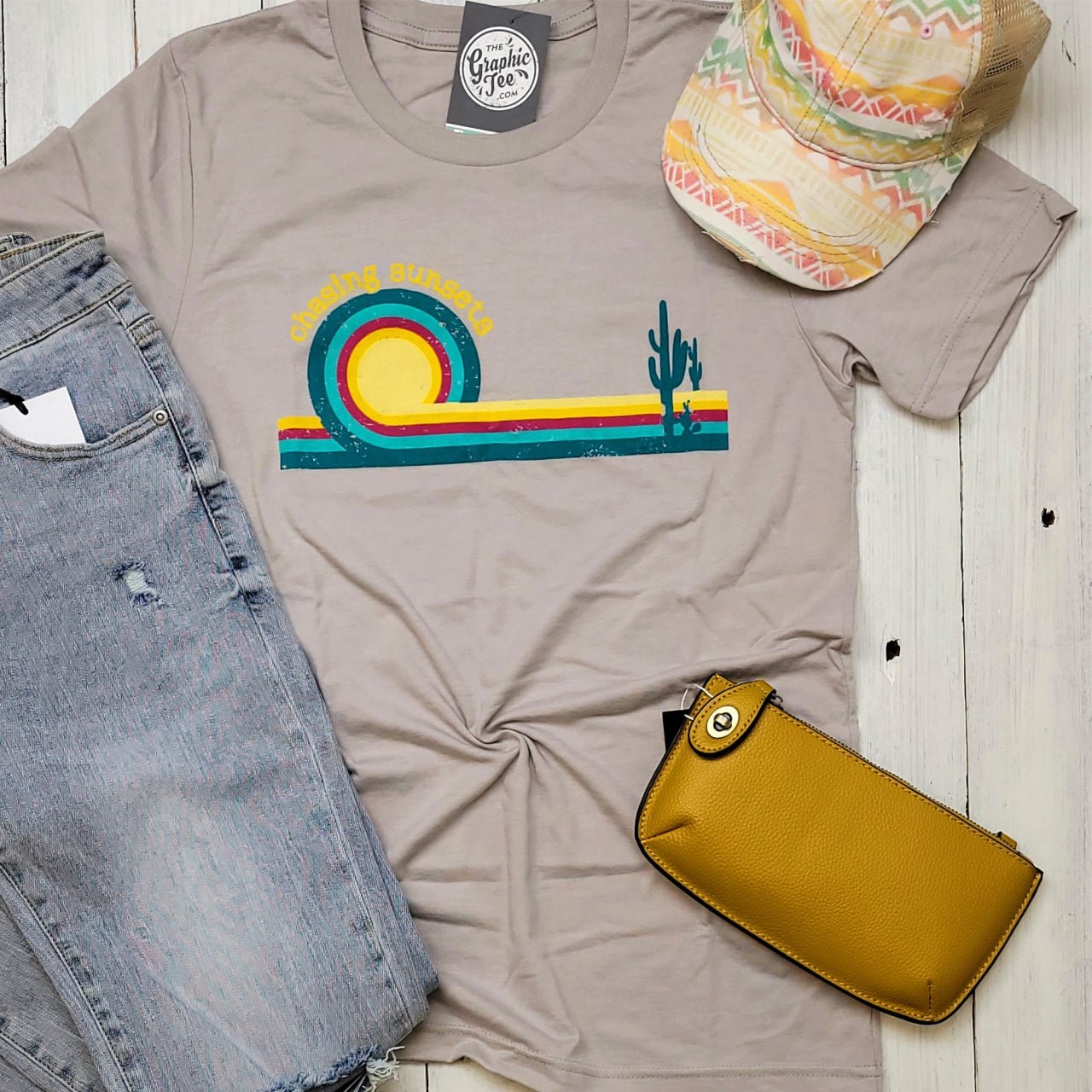 Chasing Sunsets Retro Tee - The Graphic Tee