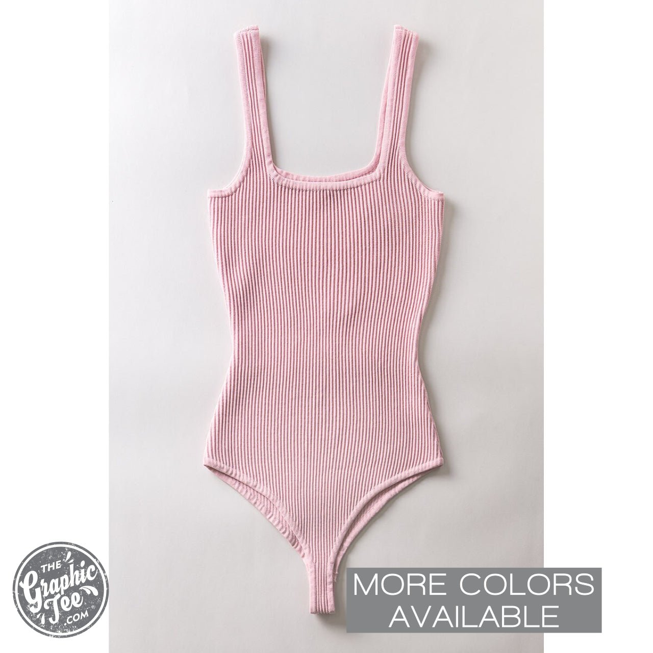 Cindi Sculpt Knit Square Neck Sleeveless Bodysuit - The Graphic Tee