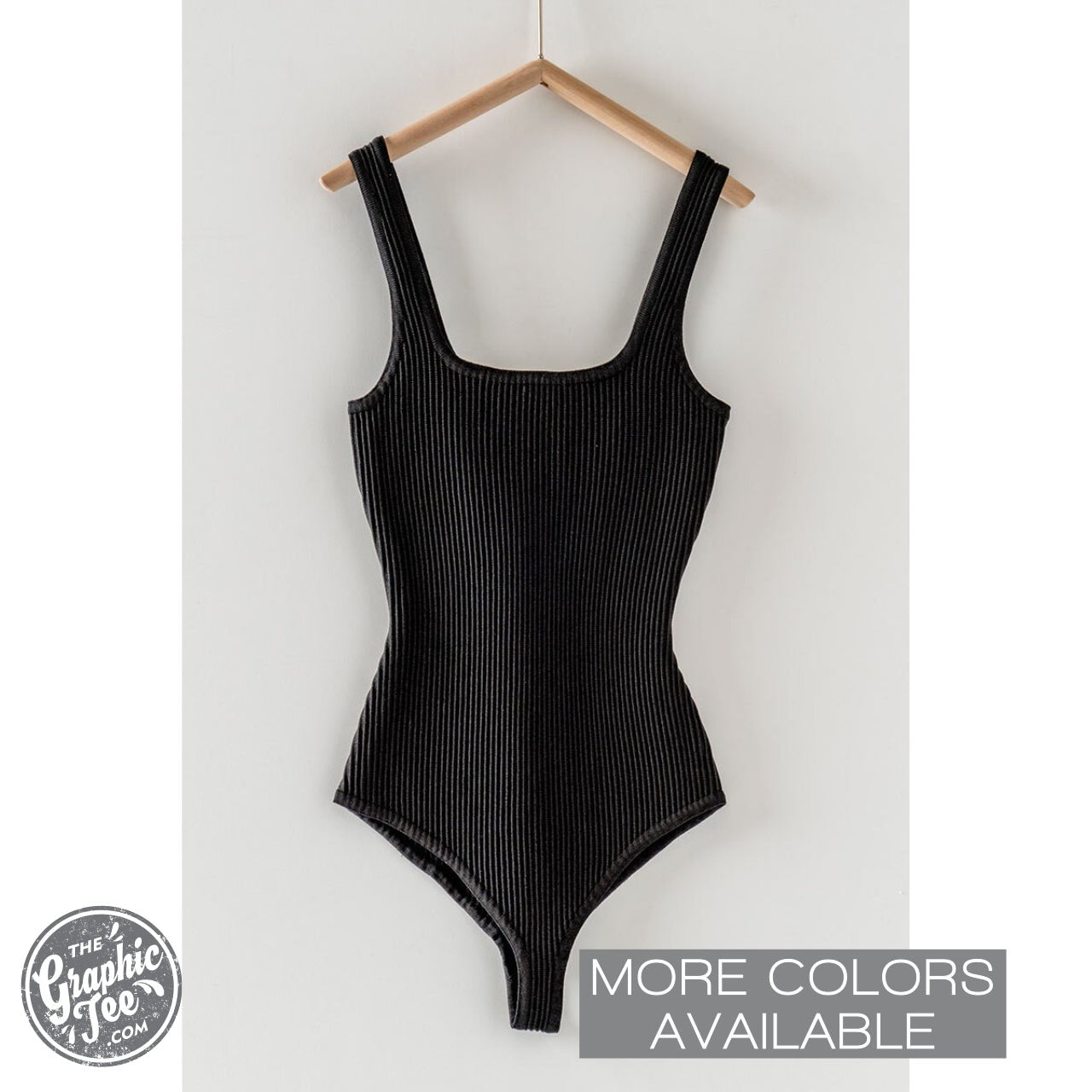 Cindi Sculpt Knit Square Neck Sleeveless Bodysuit - The Graphic Tee
