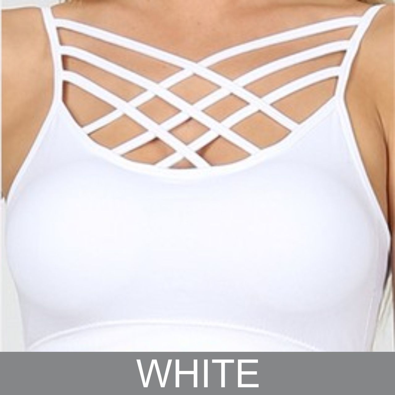 Criss-Cross Bralette - The Graphic Tee