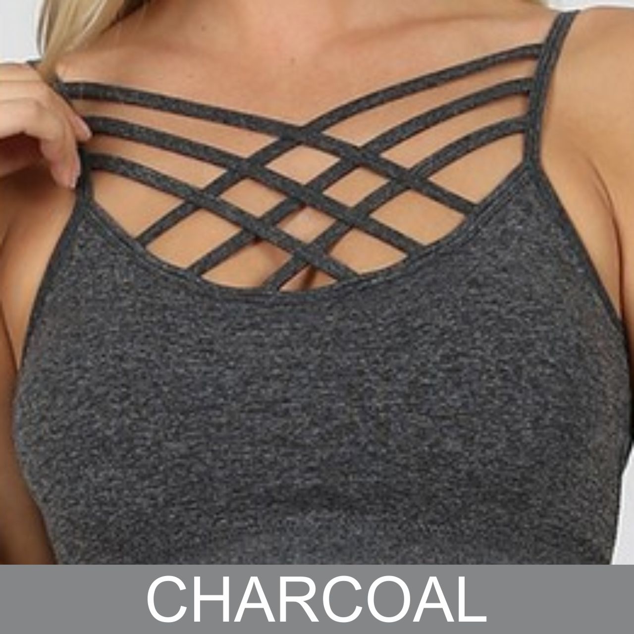 Criss-Cross Bralette - The Graphic Tee