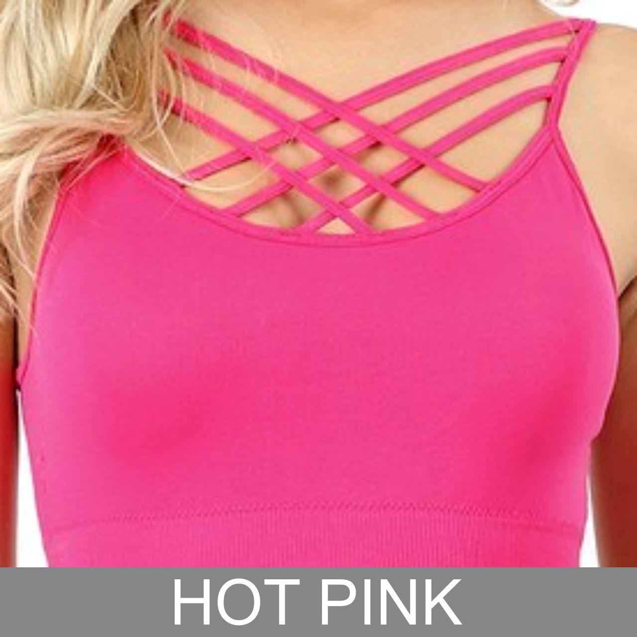 Criss-Cross Bralette - The Graphic Tee