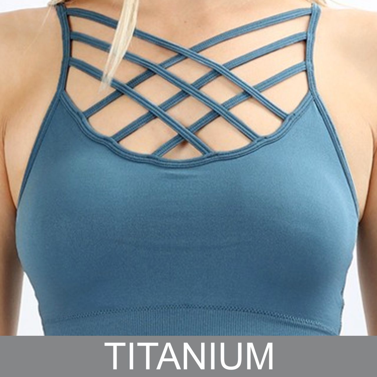 Criss-Cross Bralette - The Graphic Tee