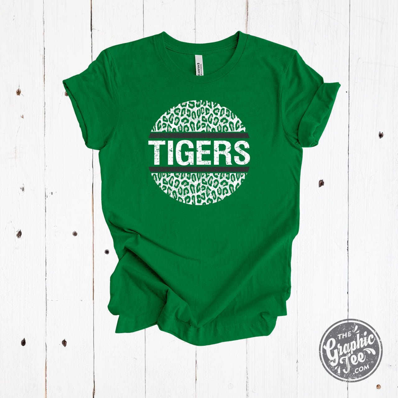 *Custom* Leopard Circle Short Sleeve Tee - The Graphic Tee