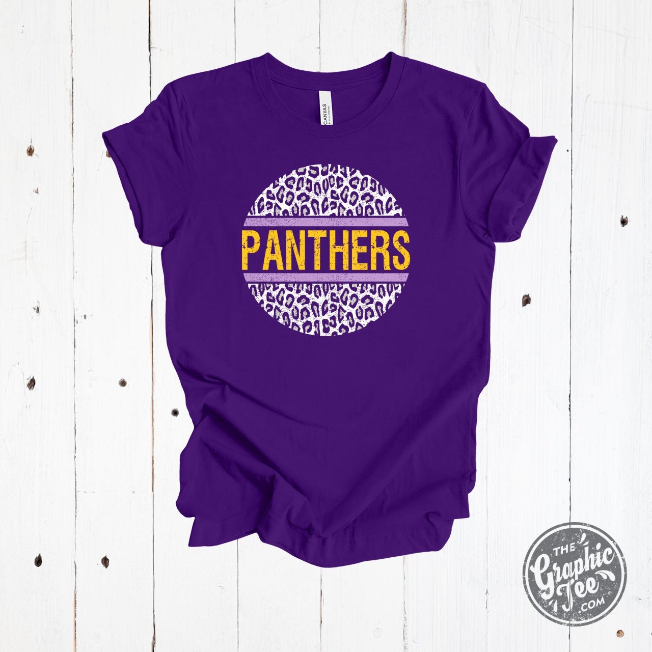 *Custom* Leopard Circle Short Sleeve Tee - The Graphic Tee