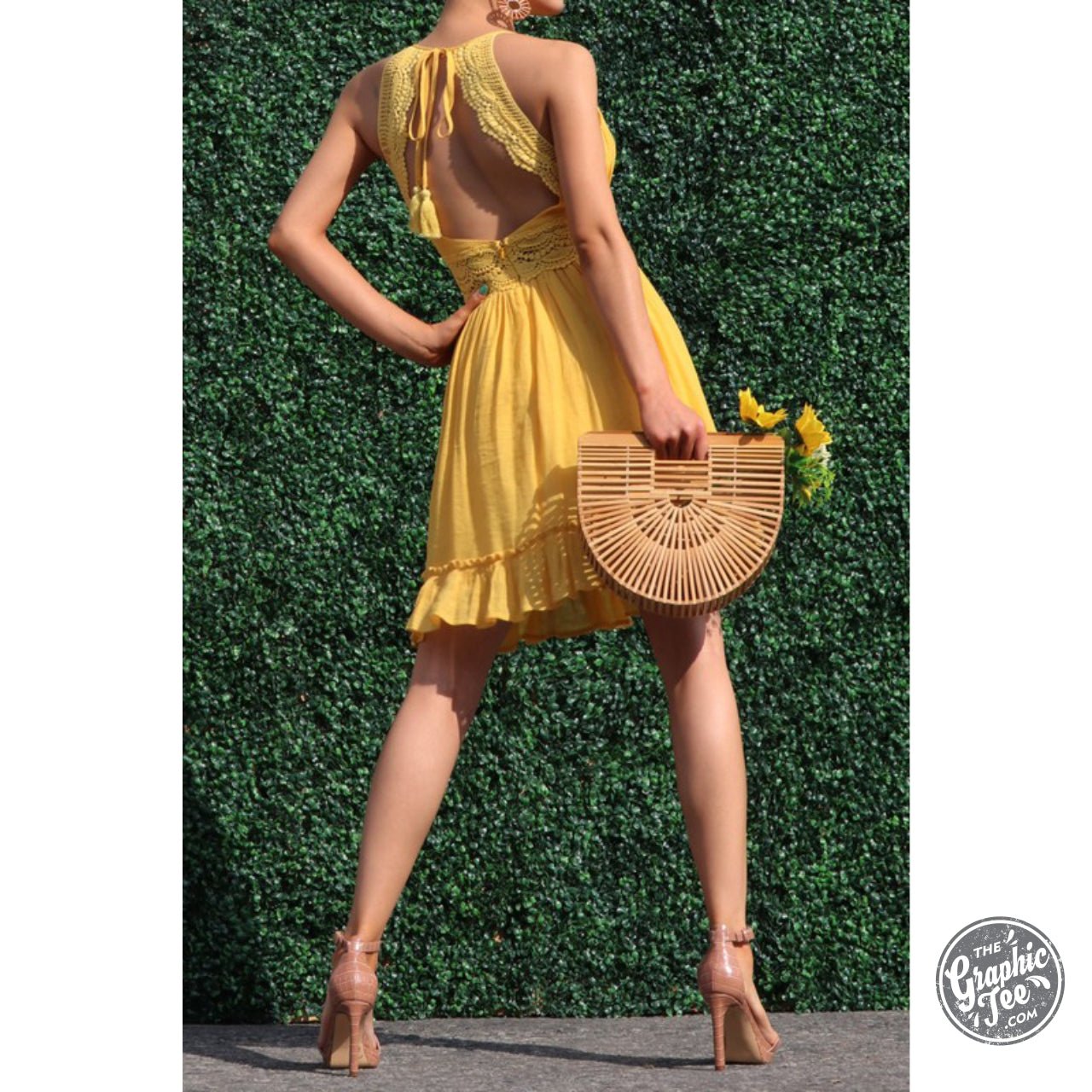 Dayna Mustard Chic Dress - The Graphic Tee