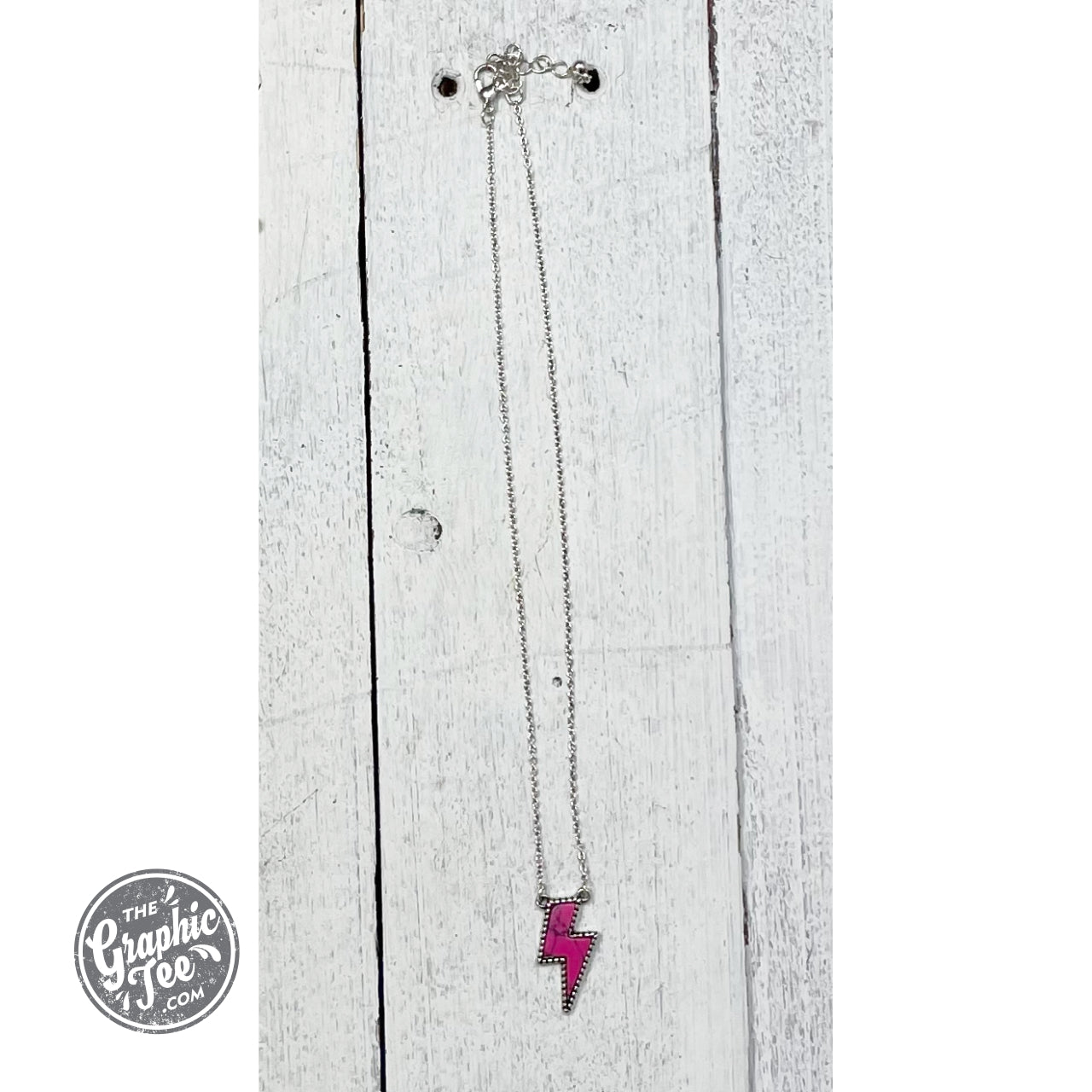 Delaney Lightning Bolt Necklace - The Graphic Tee