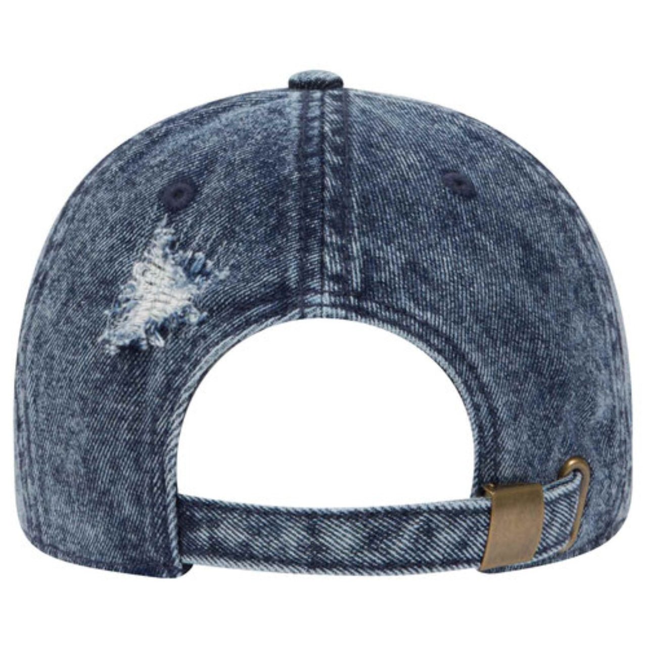 Distressed Denim Cap - The Graphic Tee