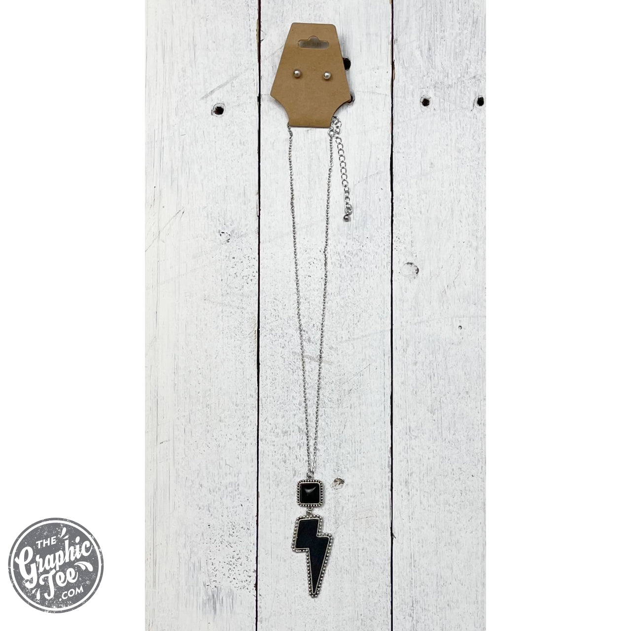 Electra Lightning Bolt Necklace - The Graphic Tee