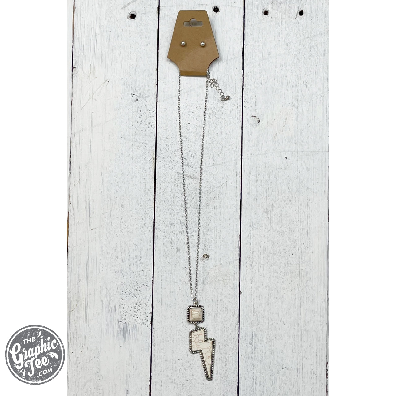 Electra Lightning Bolt Necklace - The Graphic Tee