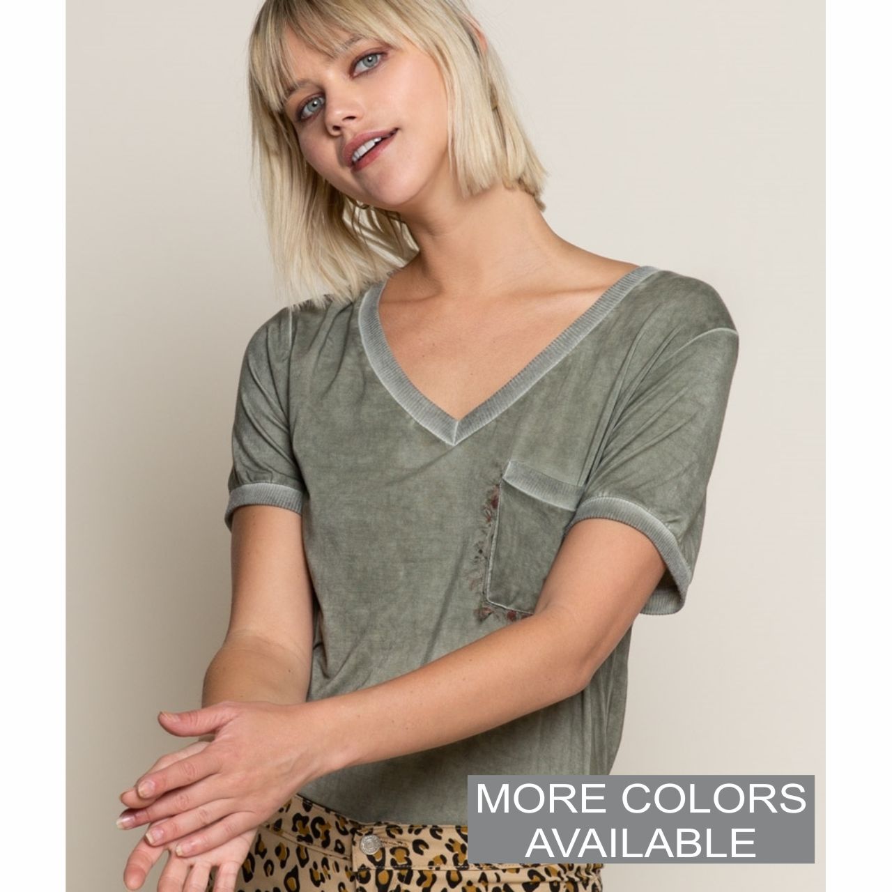 Floral Eyelash Pocket Tee - The Graphic Tee