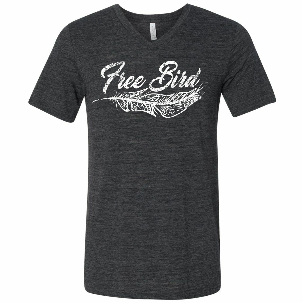Free Bird - Unisex V-Neck Tee - The Graphic Tee