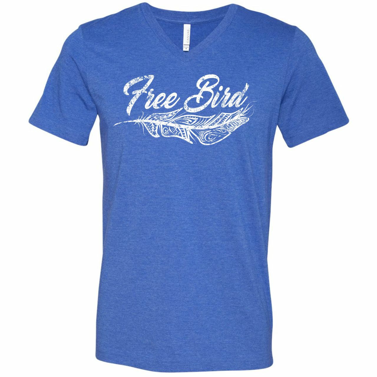 Free Bird - Unisex V-Neck Tee - The Graphic Tee