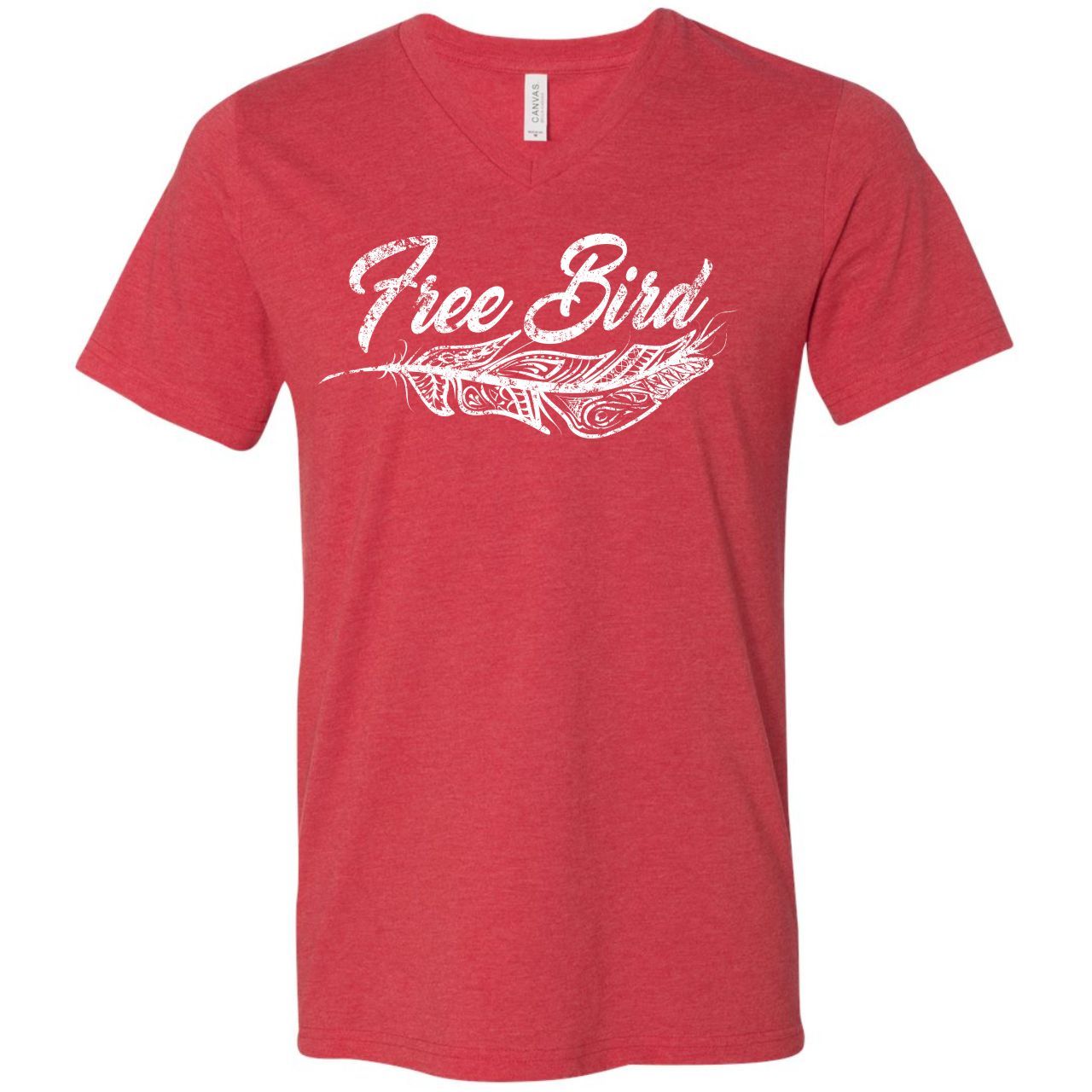 Free Bird - Unisex V-Neck Tee - The Graphic Tee