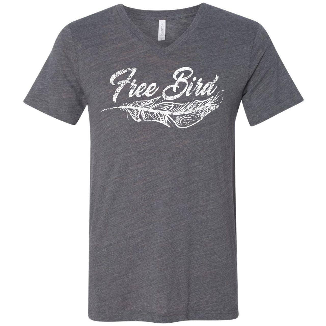 Free Bird - Unisex V-Neck Tee - The Graphic Tee