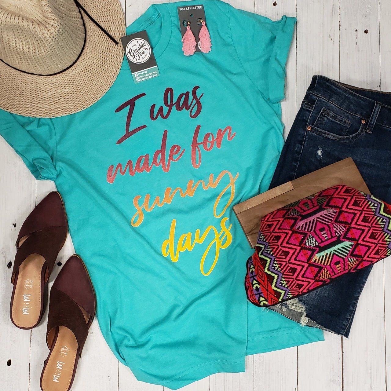 I Was Made For Sunny Days Unisex Graphic Tee - The Graphic Tee