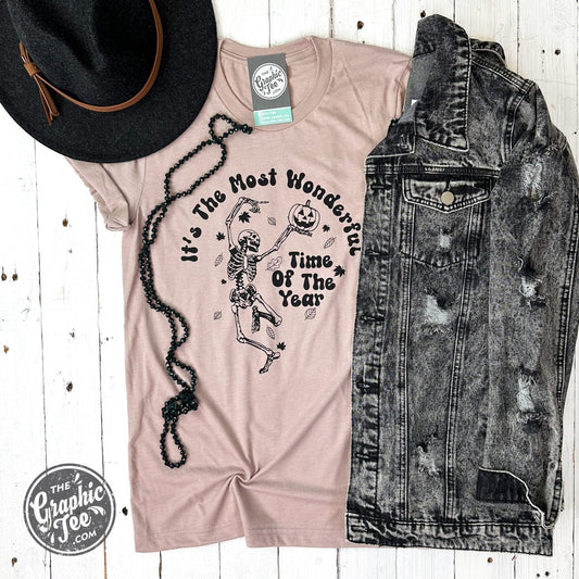 It's the Most Wonderful Time of the Year Halloween Short Sleeve Tee - The Graphic Tee